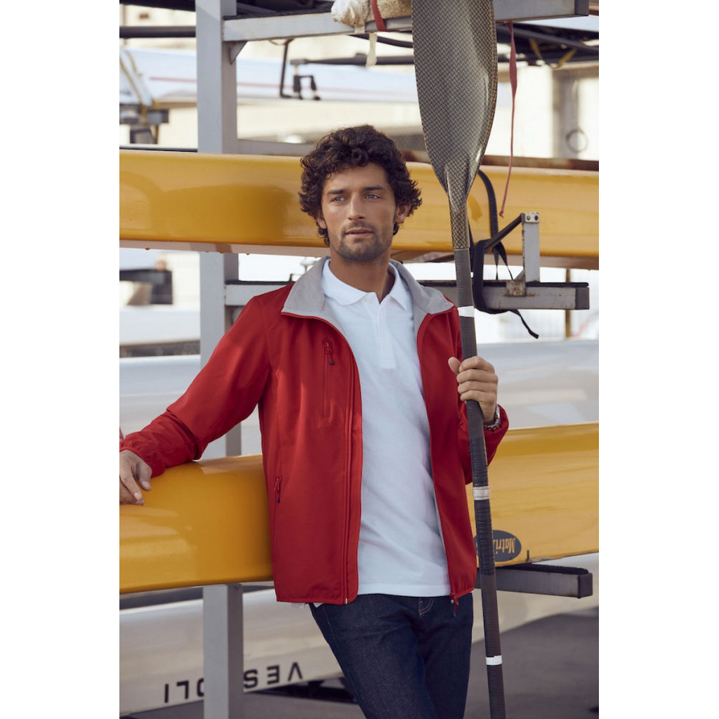 Veste softshell basique pour homme // blanc L Clique 00