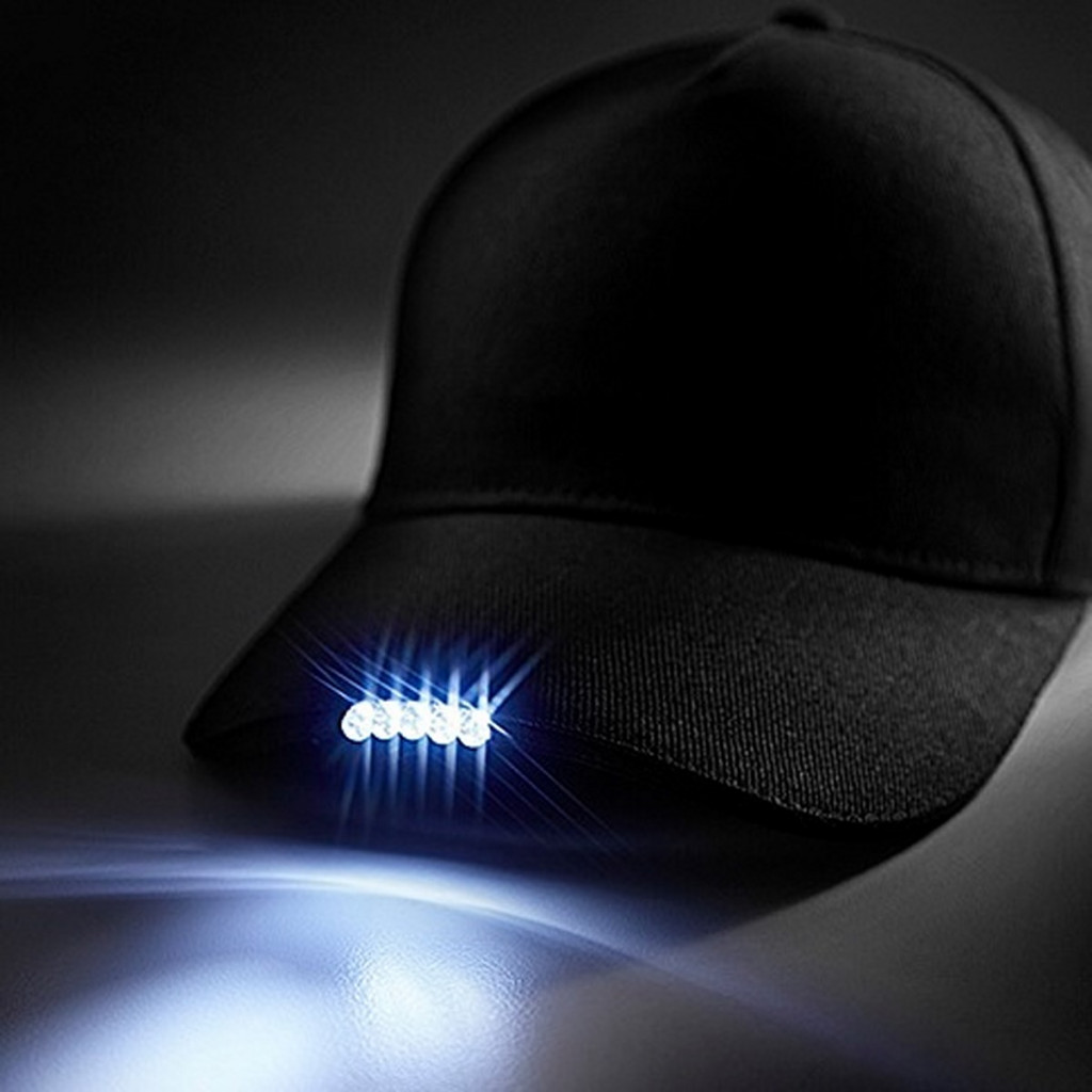 casquette à voyant LED