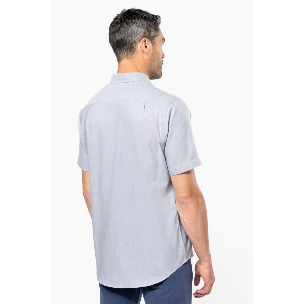 Chemise Oxford à Manches Longues NEXT Pour Garçon - Coton Élastique, Col Boutonné, Logo Brodé