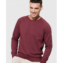 Sweat-shirt Bio col rond manches raglan homme - Kariban