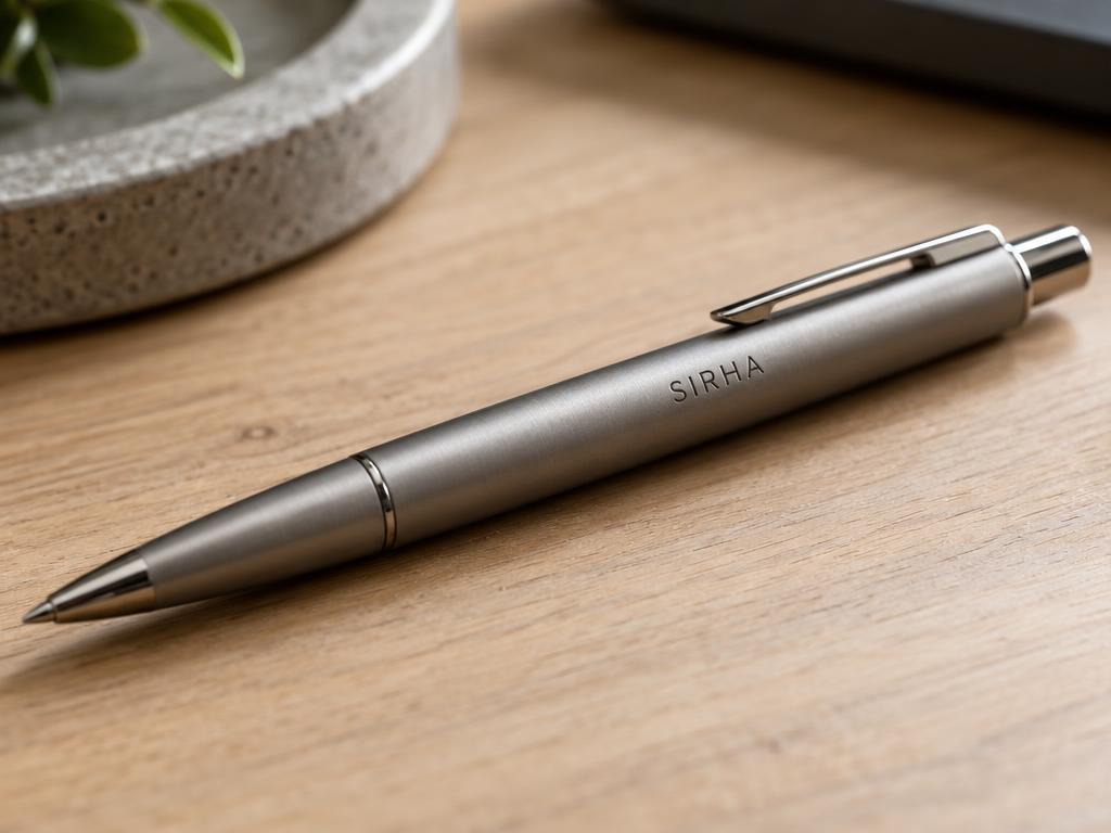 Stylo métallique gravé au nom du Sirha