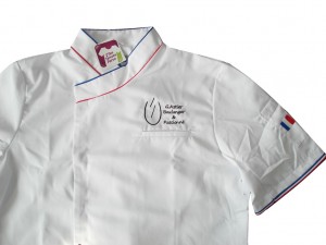 Veste de cuisine MC France brodee