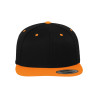 black / neon orange