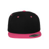 black / neon pink