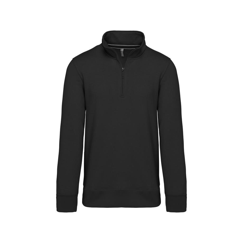 Sweat-shirt col zippé homme - Kariban